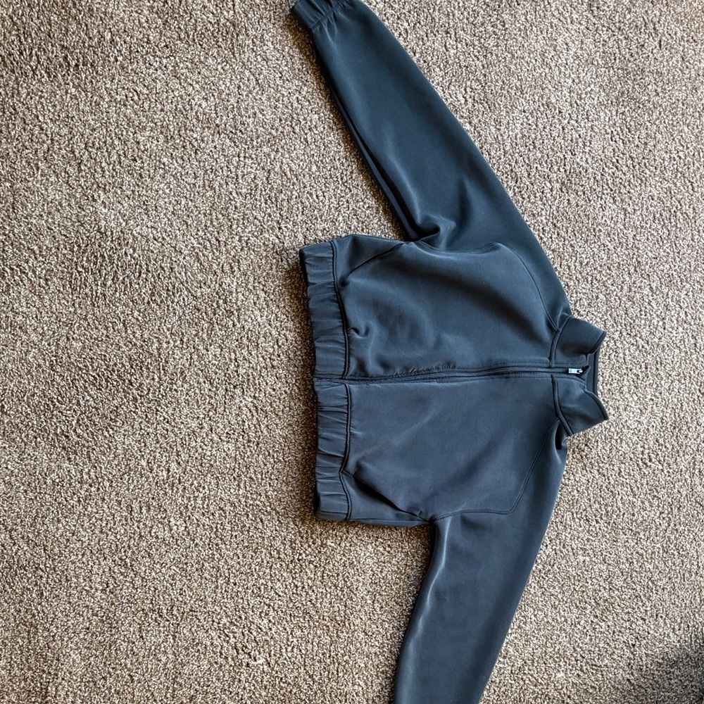 NWOT All in motion Black Zip-Up Jacket buttery soft material!!!